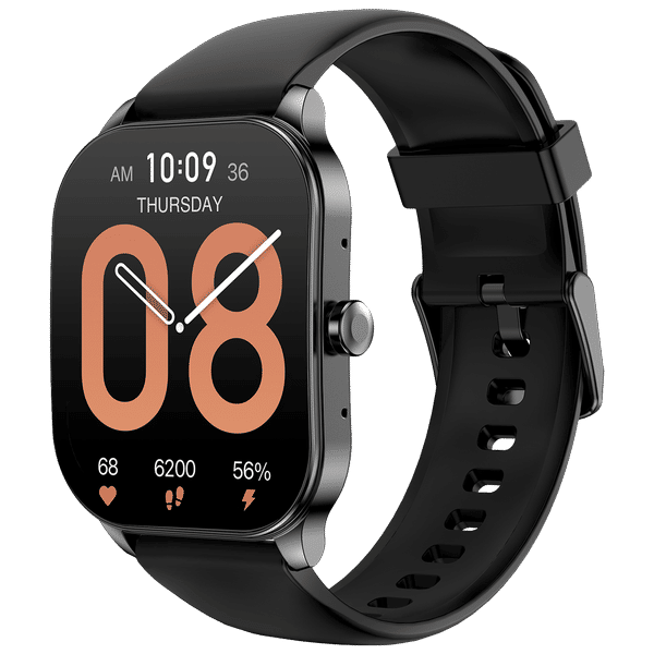 Amazfit smartwatch for android and ios devices black on sale